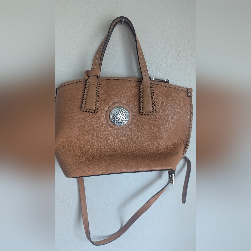 Brighton Ferrarah Shoulder/Crossbody Bag- Camel Color